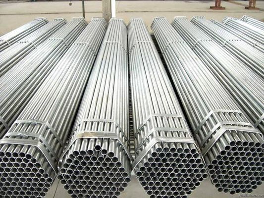 Ống thép carbon mạ kẽm trước Giàn giáo mạ kẽm ERW Độ dày 4mm