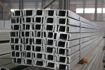 Dầm thép kênh dày 3-12 mm Dầm thép kênh ASTM A36 có lớp phủ kẽm
